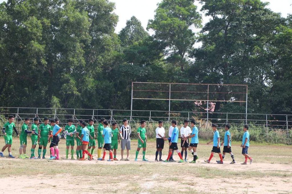 ការប្រកួតកីឡាបាល់ទាត់មិត្តភាពរវាងបុគ្គលិកវិទ្យាស្ថានបច្ចេកវិទ្យាកំពង់ឈើទាល និងបុគ្គលិកវិទ្យាស្ថានបច្ចេកវិទ្យាកំពង់ស្ពឺ