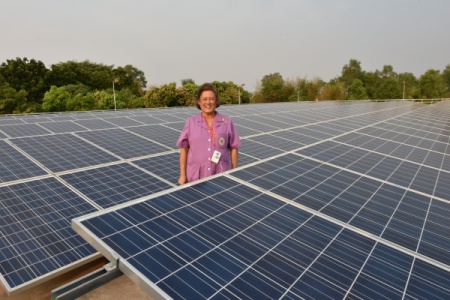 Sirindhorn with Hang Chuon Naron open Solar in Cambodia