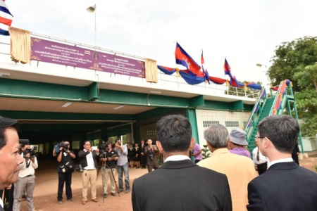 Sirindhorn with Hang Chuon Naron open Solar in Cambodia